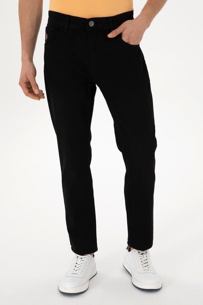 Erkek Siyah Jean Pantolon