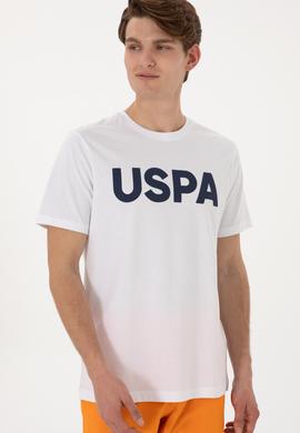 Erkek Regular Fit Bisiklet Yaka Beyaz Basic Tişört - 50297988007