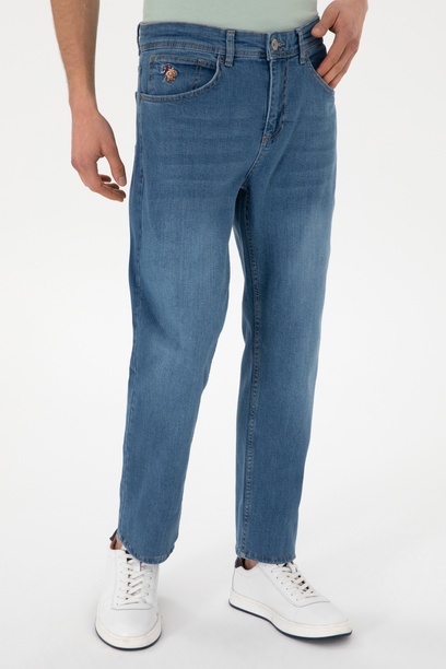 Erkek Açık Mavi Jean Pantolon