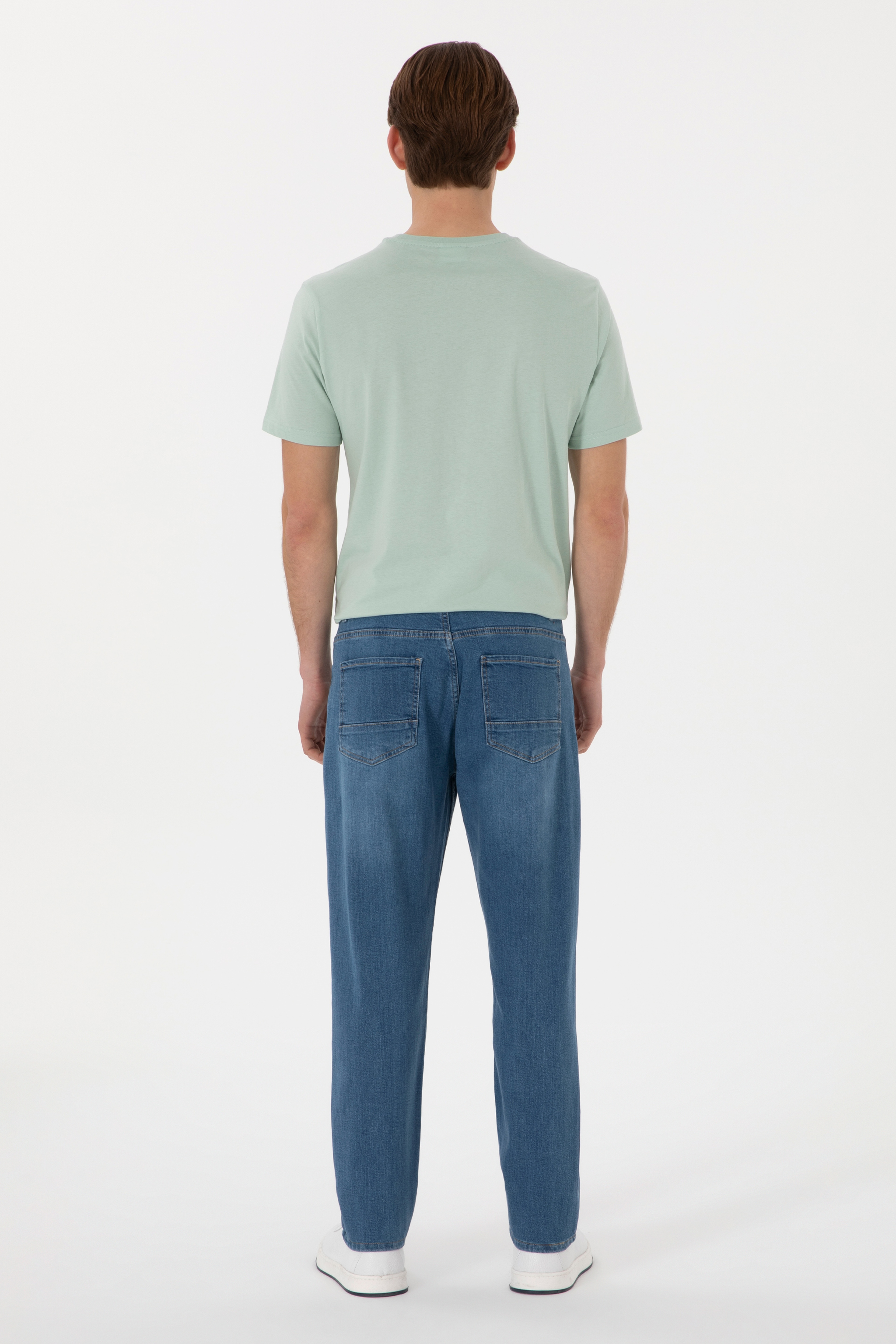 Erkek Açık Mavi Jean Pantolon - Image 4