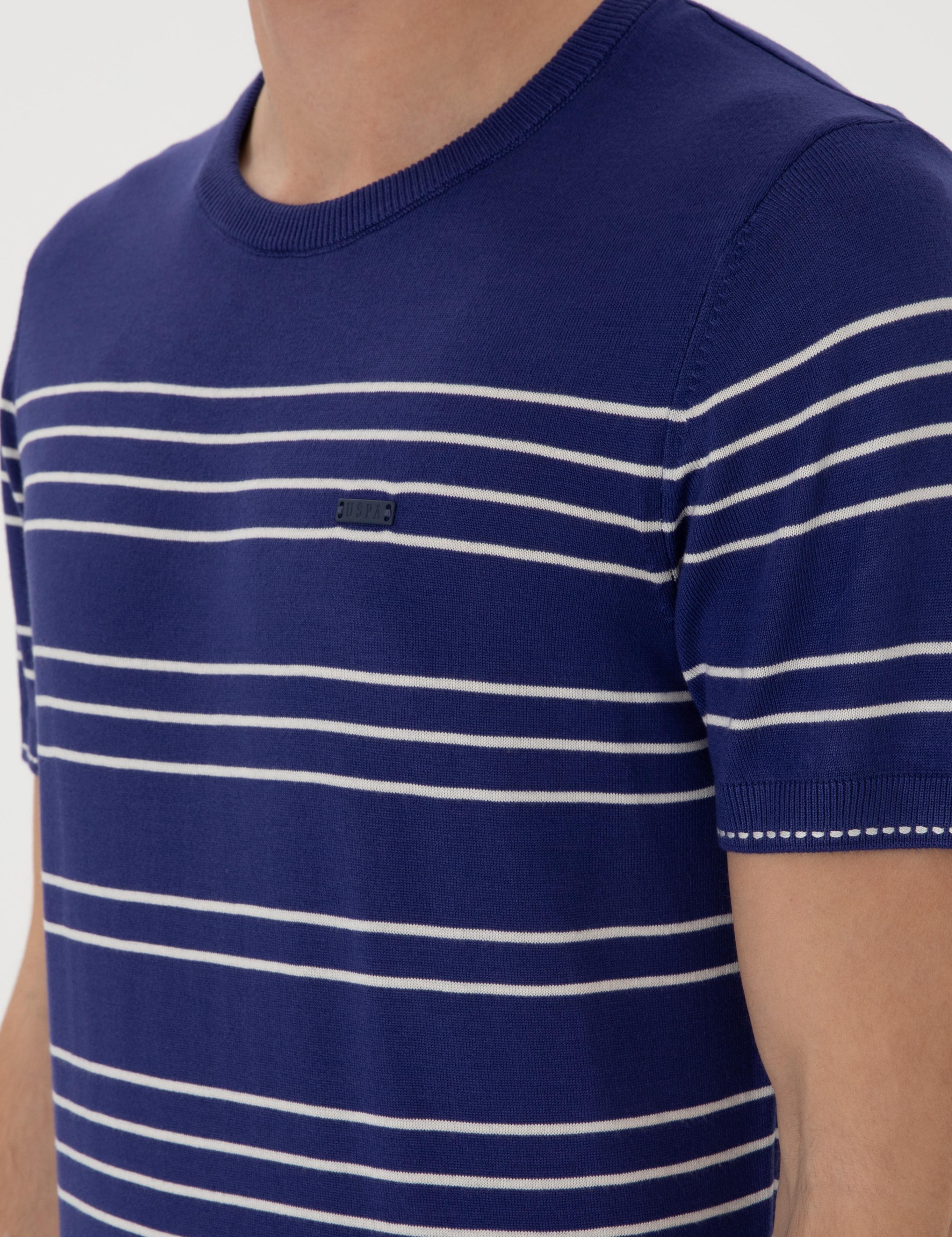 تی شرت یقه گرد  اندامی یقه گرد مردانه یو اس پولو | U.S. Polo Assn. - تصویر 7