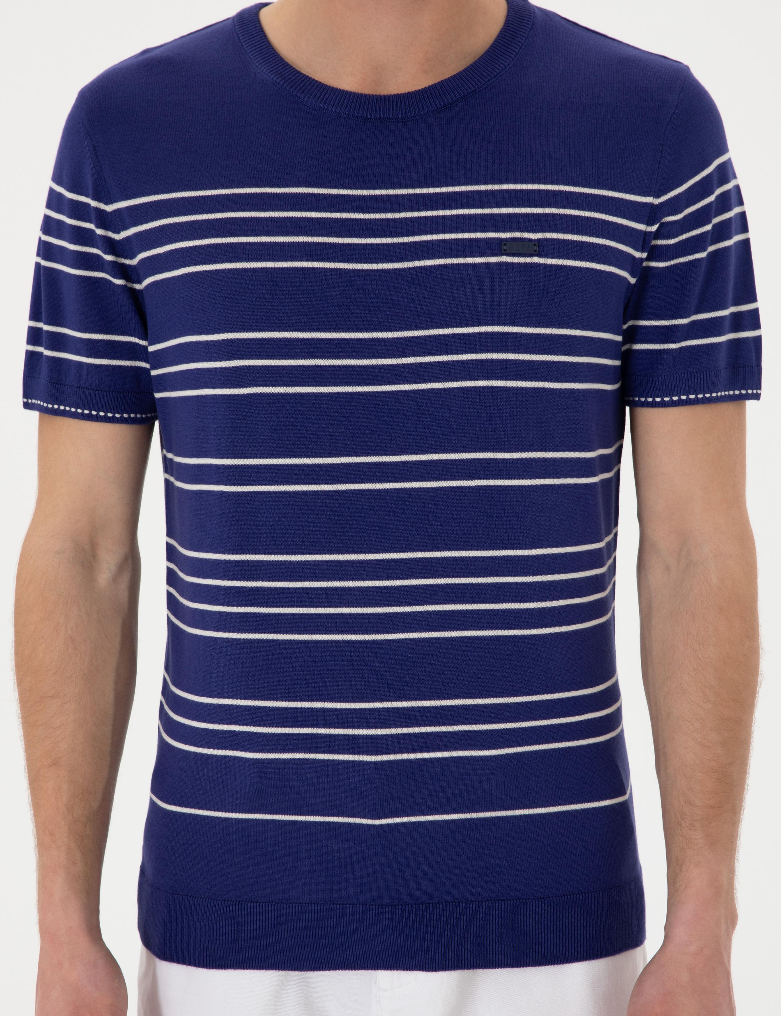تی شرت یقه گرد  اندامی یقه گرد مردانه یو اس پولو | U.S. Polo Assn. - تصویر 6