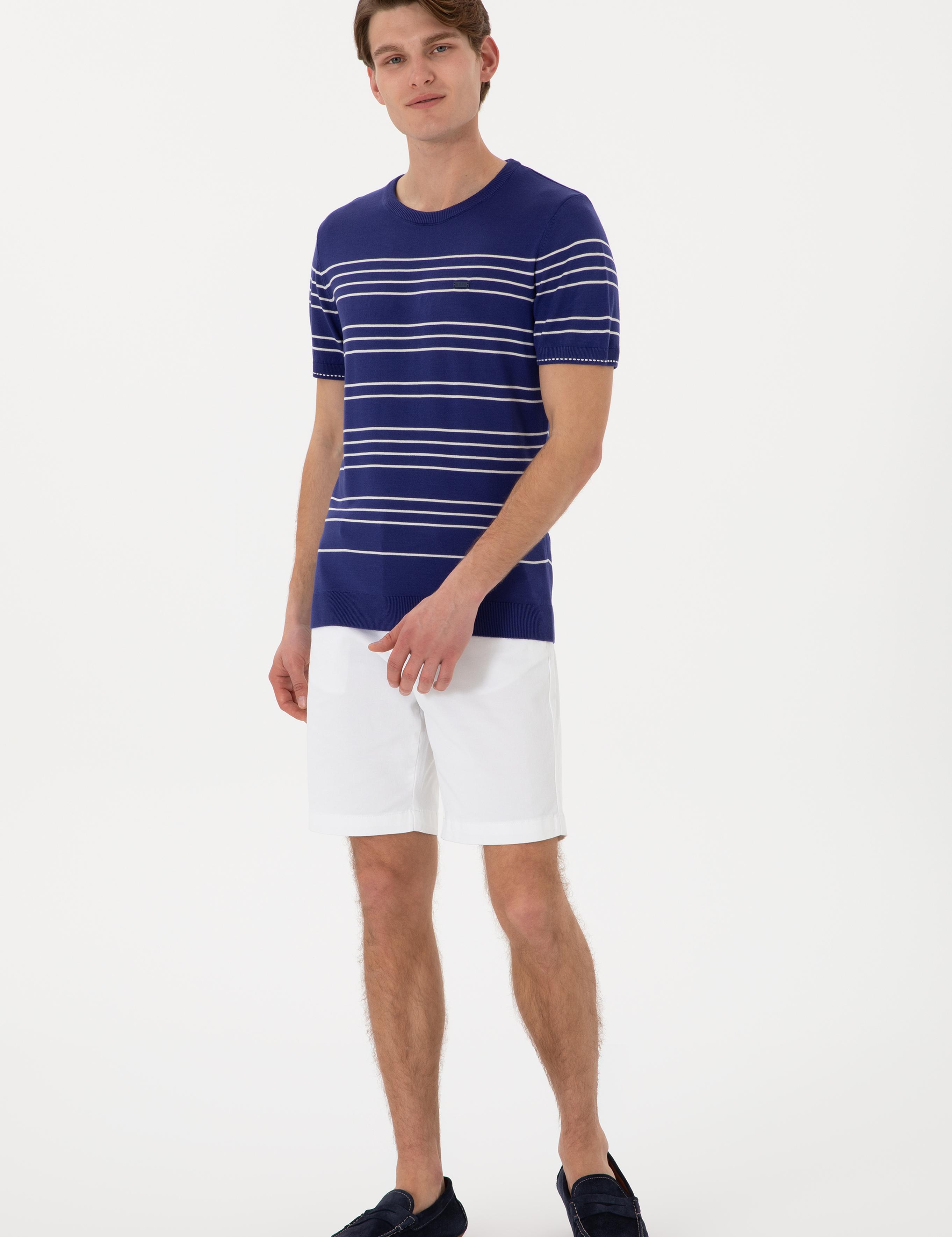 تی شرت یقه گرد  اندامی یقه گرد مردانه یو اس پولو | U.S. Polo Assn. - تصویر 4