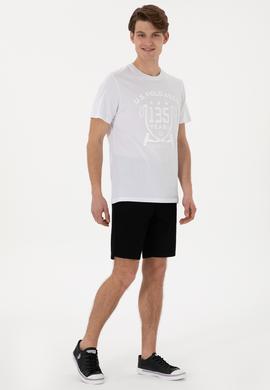 Erkek Regular Fit Bisiklet Yaka Beyaz Tişört - 50300047006