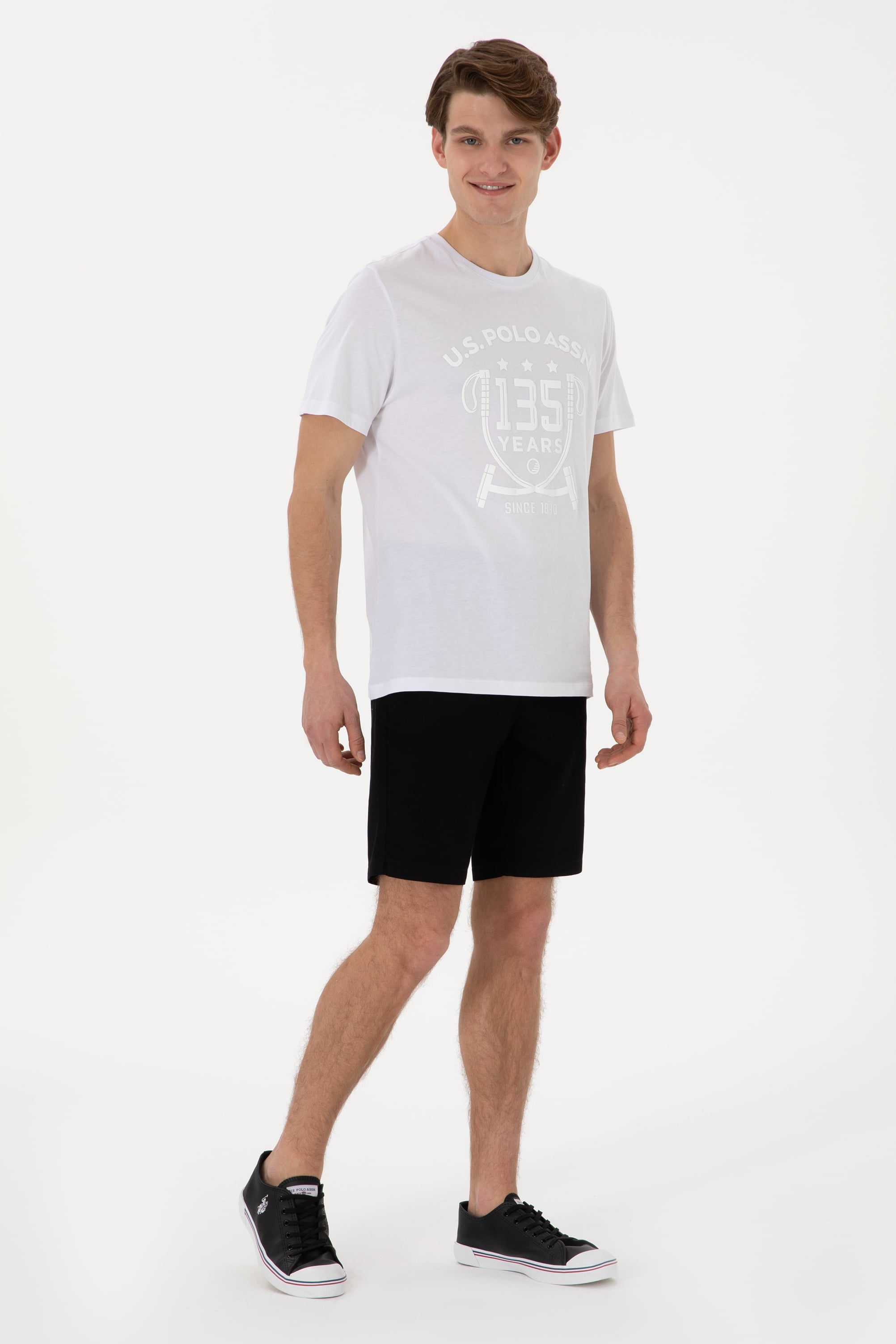 تی شرت یقه گرد رگولار یقه گرد مردانه یو اس پولو | U.S. Polo Assn. - تصویر 4