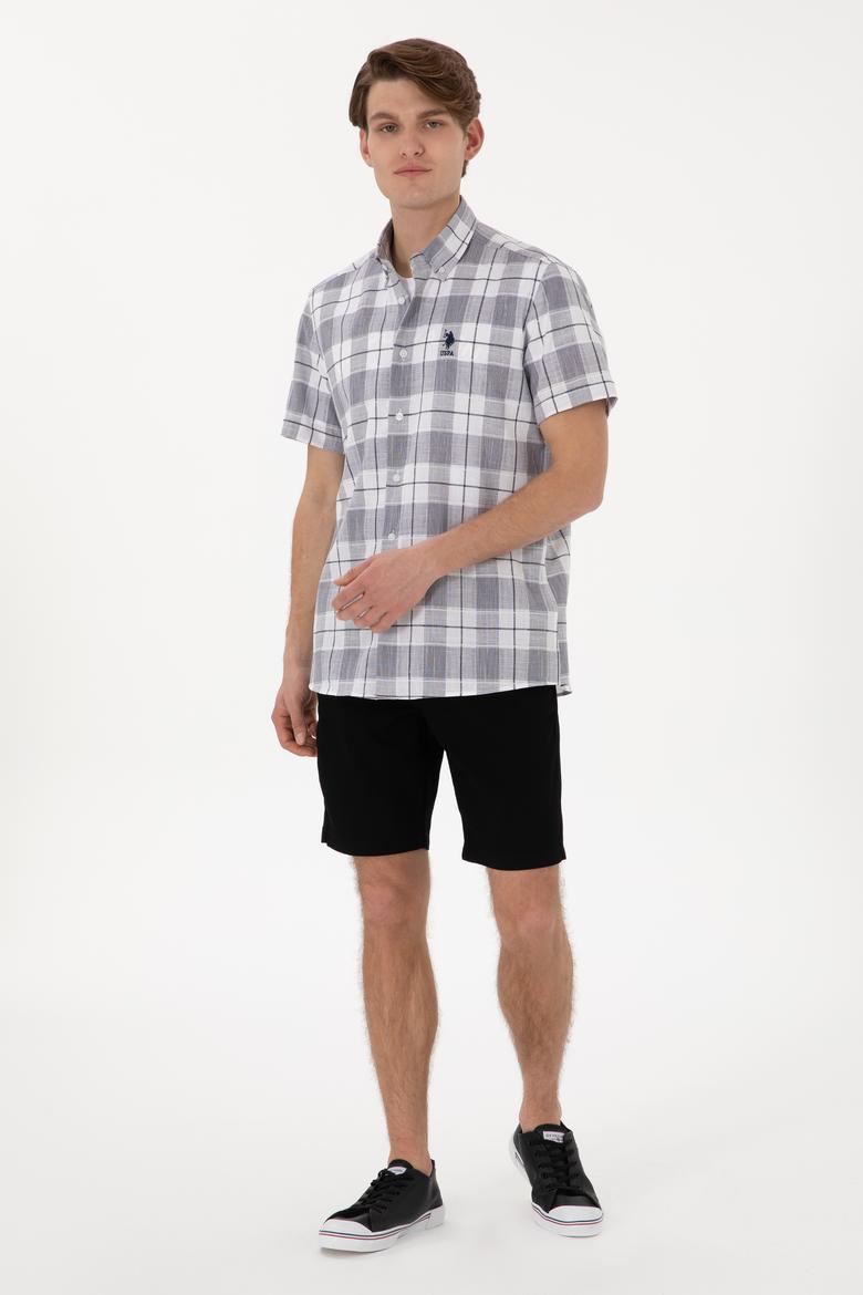 Erkek Lacivert Kısa Kollu Gömlek - 50300641008