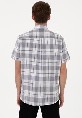 Erkek Lacivert Kısa Kollu Gömlek - 50300641008