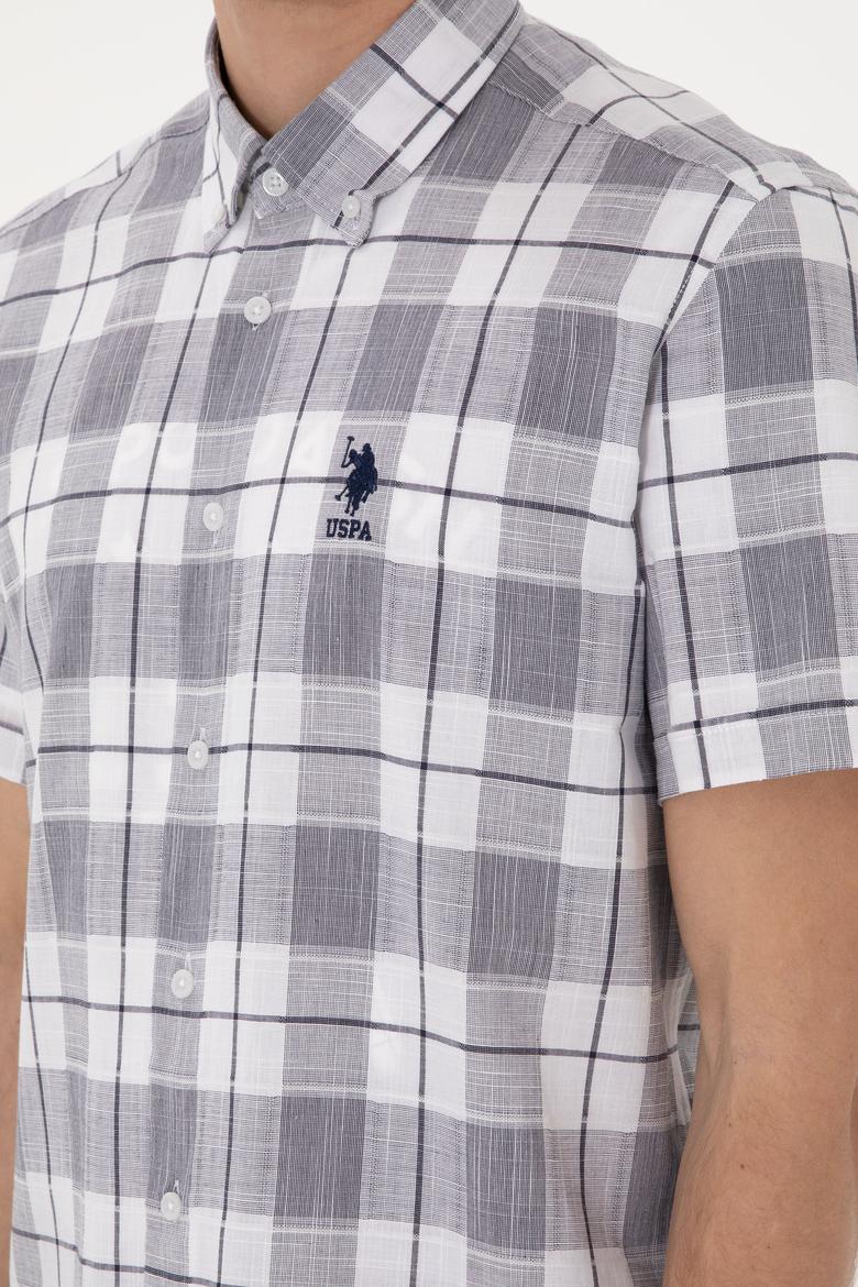 Erkek Lacivert Kısa Kollu Gömlek - 50300641008