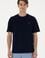 Erkek Comfort Fit Bisiklet Yaka Lacivert Tişört