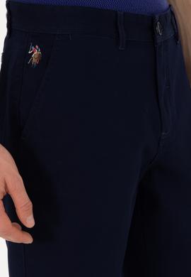 Erkek Lacivert Dokuma Şort - 50299172002