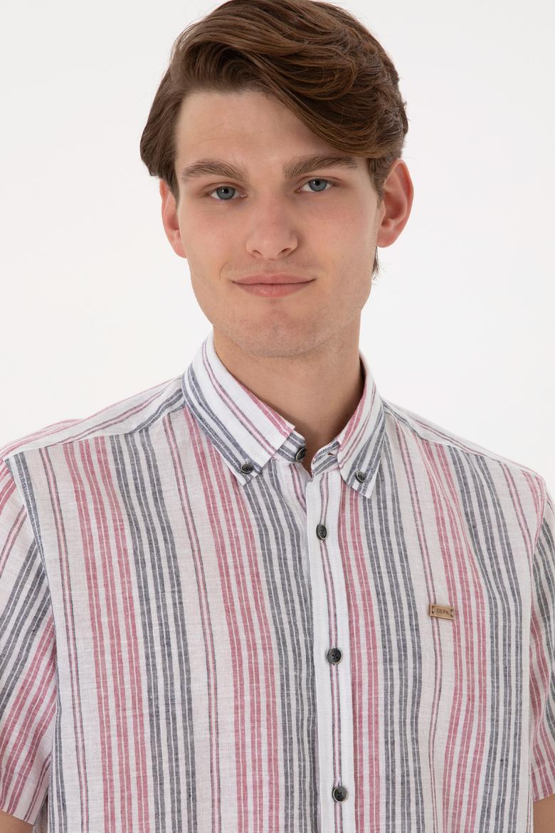 Erkek Kırmızı Kısa Kollu Gömlek - 50299960006