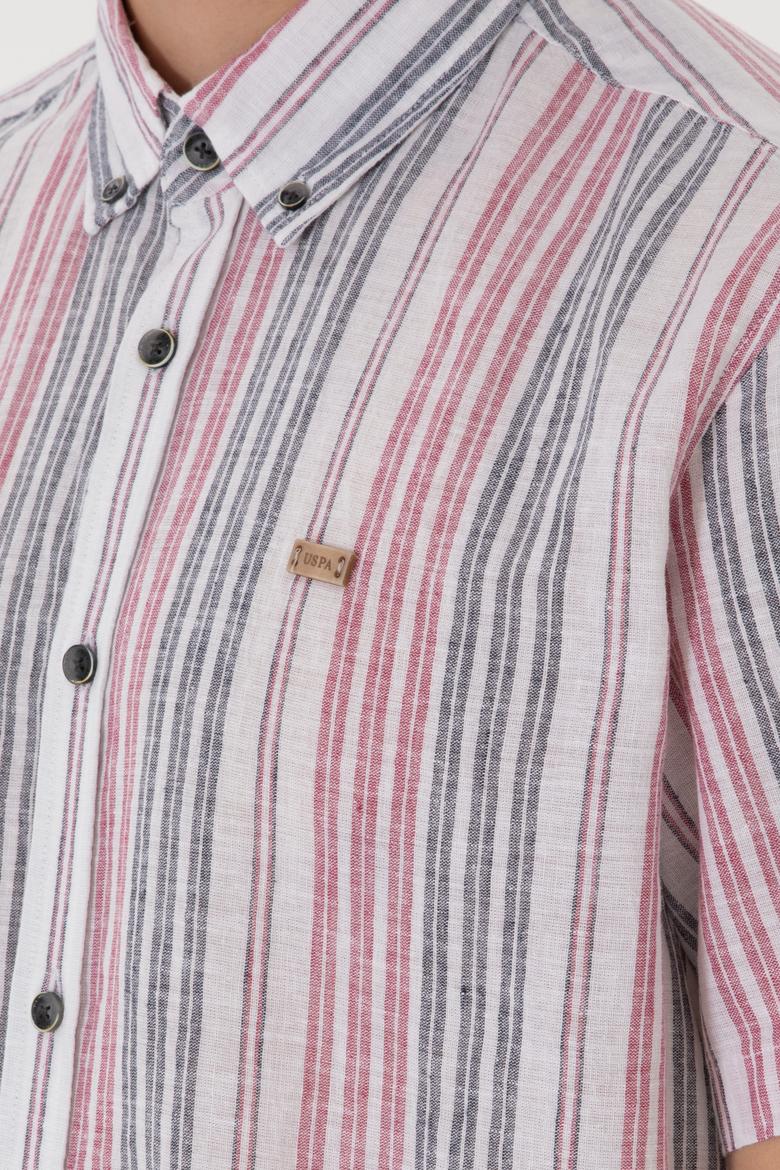 Erkek Kırmızı Kısa Kollu Gömlek - 50299960006