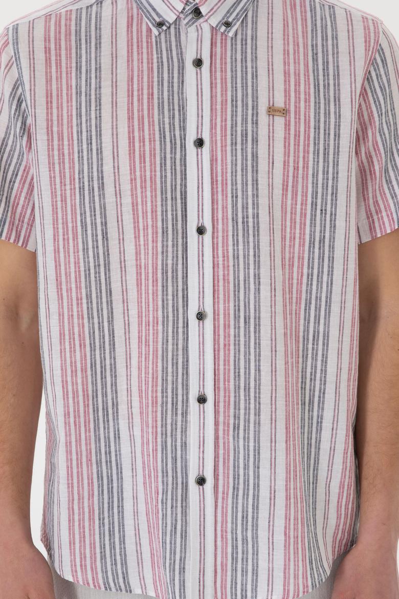 Erkek Kırmızı Kısa Kollu Gömlek - 50299960006