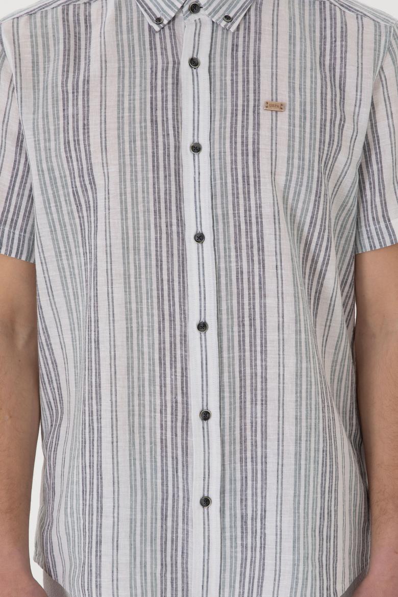 Erkek Lacivert Kısa Kollu Gömlek - 50299960014