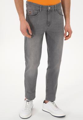 Erkek Gri Jean Pantolon - 50297550040