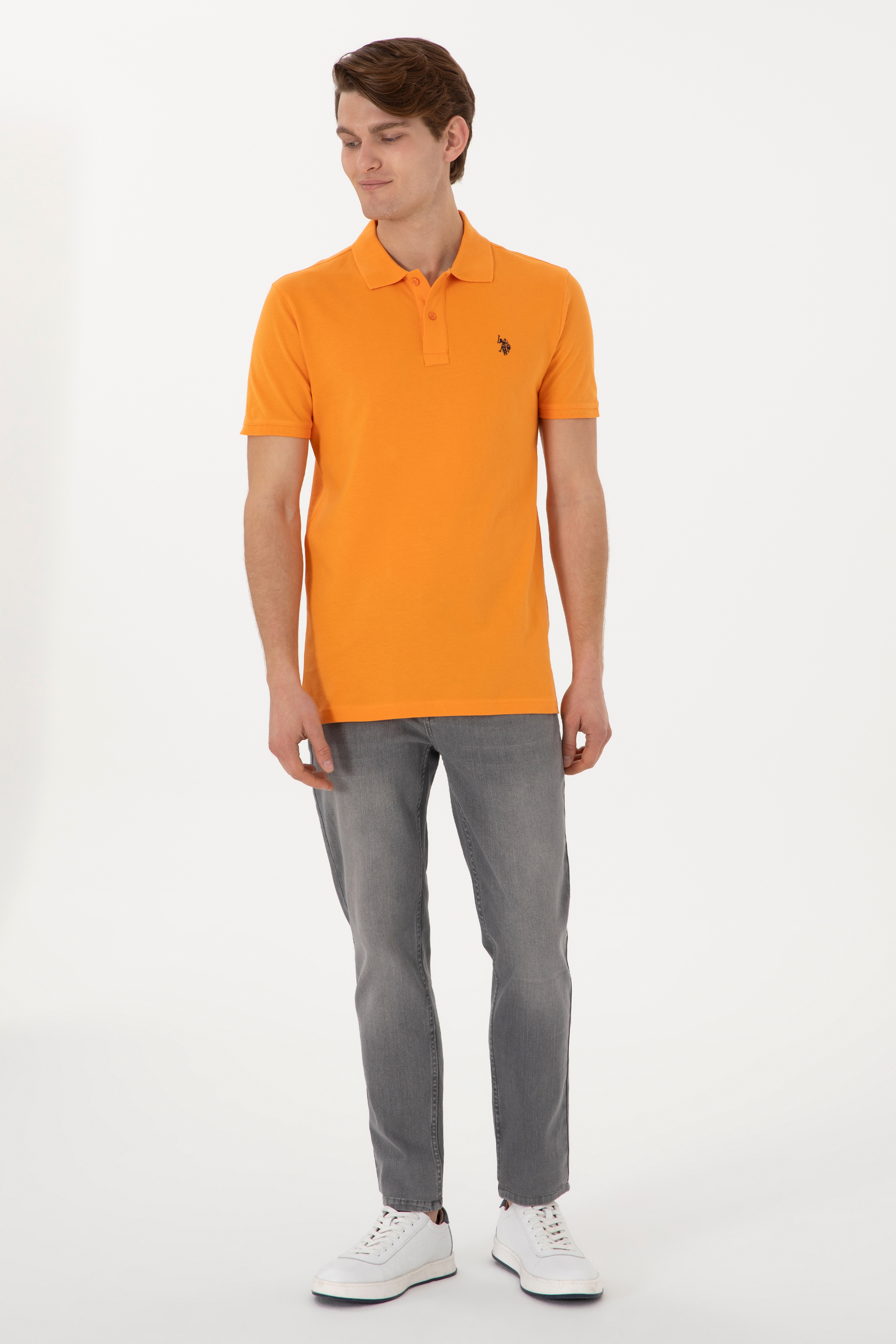 Erkek Gri Jean Pantolon - Image 3