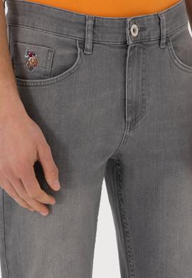 Erkek Gri Jean Pantolon - 50297550040