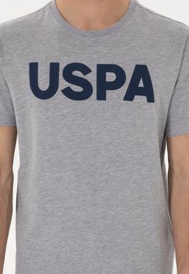 Erkek Regular Fit Bisiklet Yaka Gri Melanj Basic Tişört - 50297988026