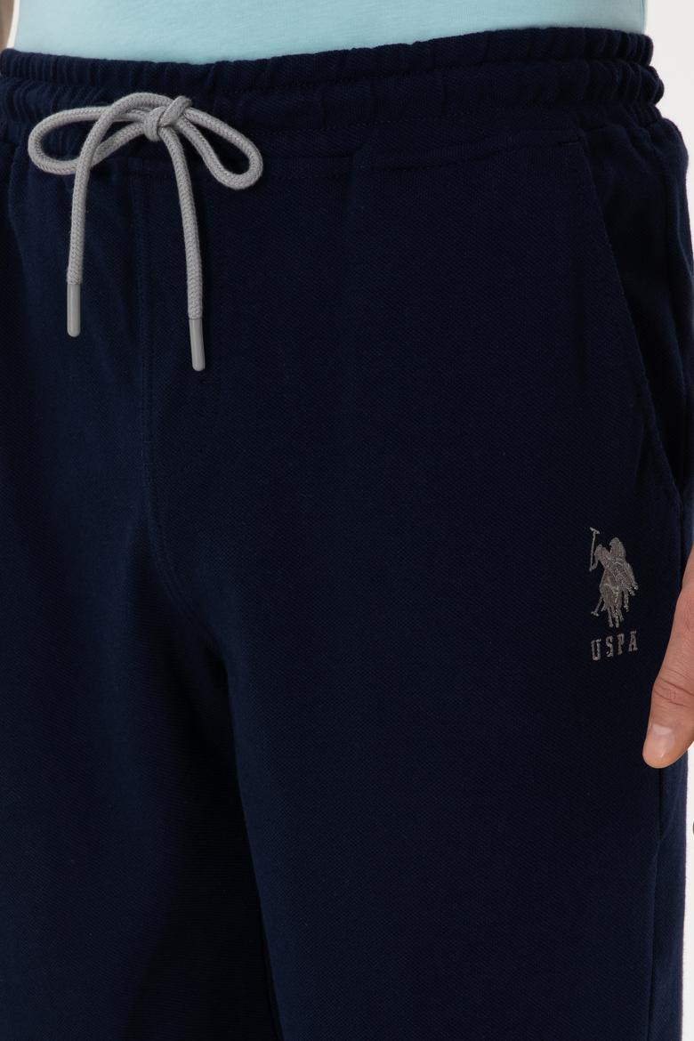 Erkek Lacivert Örme Şort - 50298038069