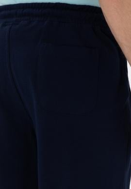 Erkek Lacivert Örme Şort - 50298038069