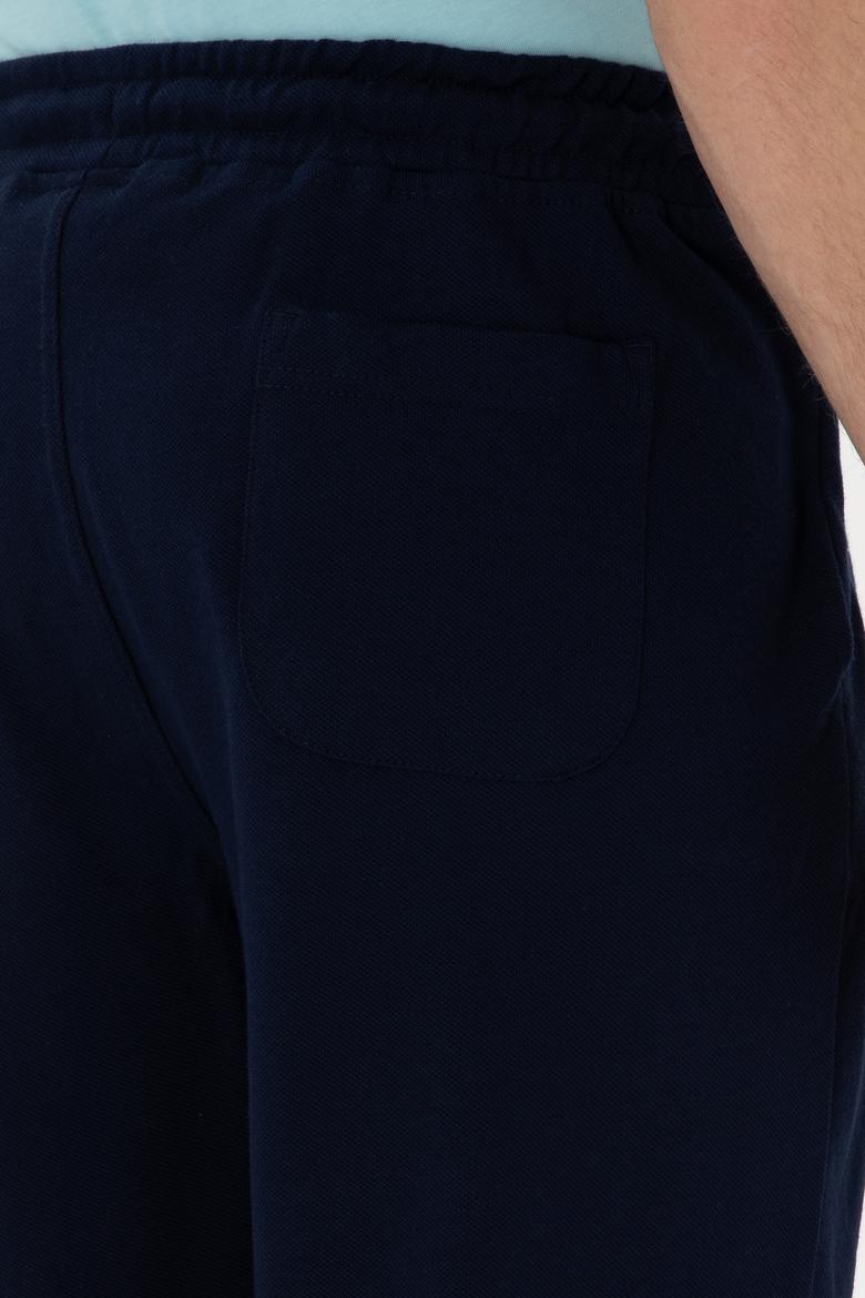 Erkek Lacivert Örme Şort - 50298038069