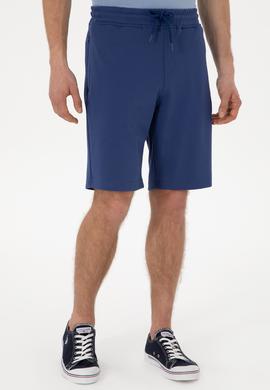 Erkek Regular Fit Lacivert Örme Şort - 50300078049