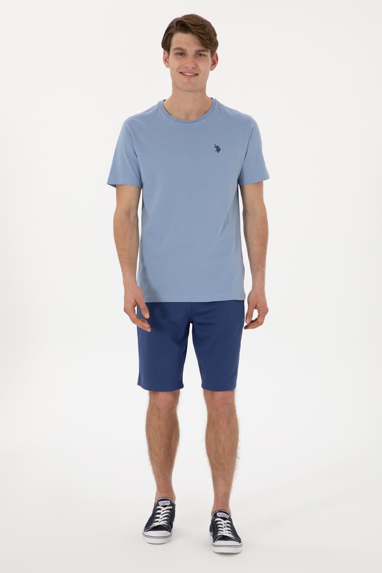 Erkek Regular Fit Lacivert Örme Şort