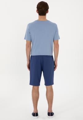 Erkek Regular Fit Lacivert Örme Şort - 50300078049