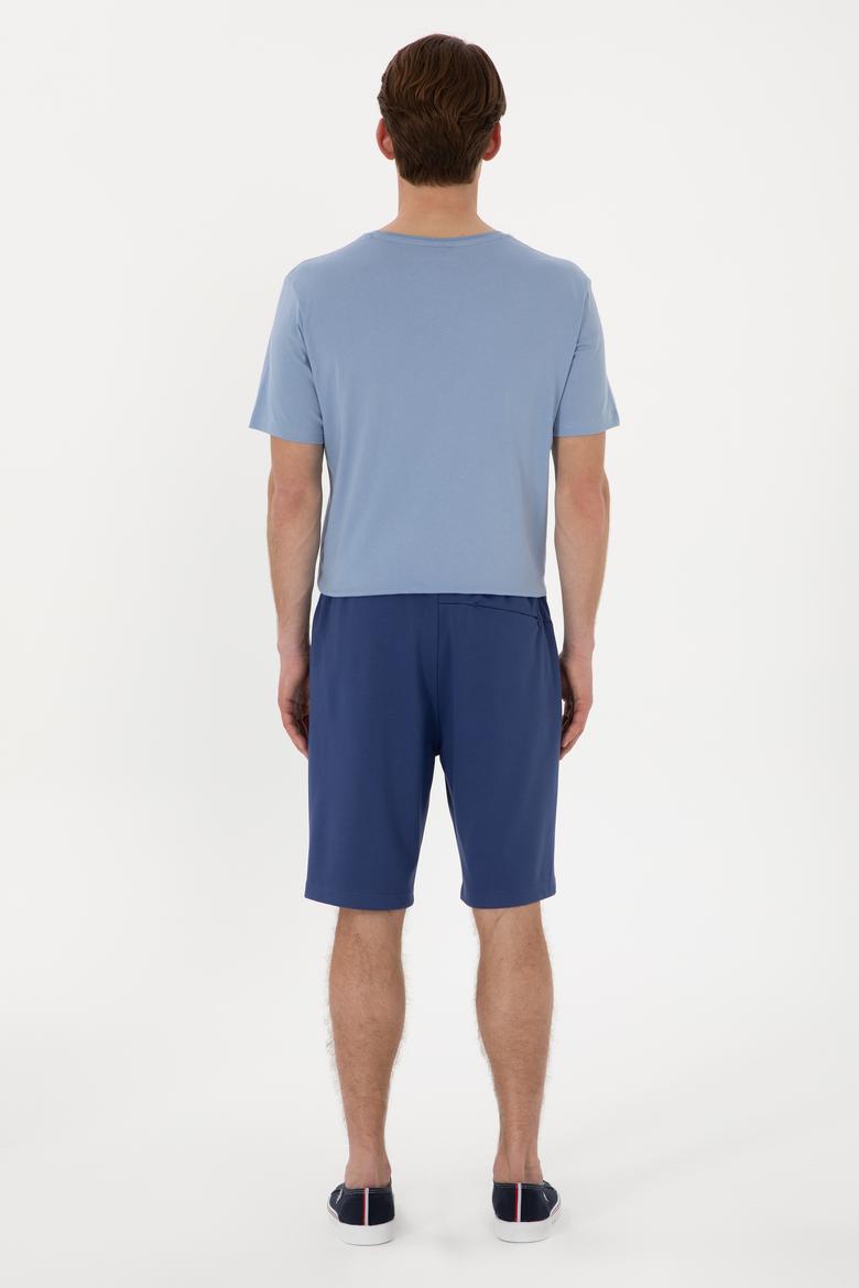 Erkek Regular Fit Lacivert Örme Şort - 50300078049