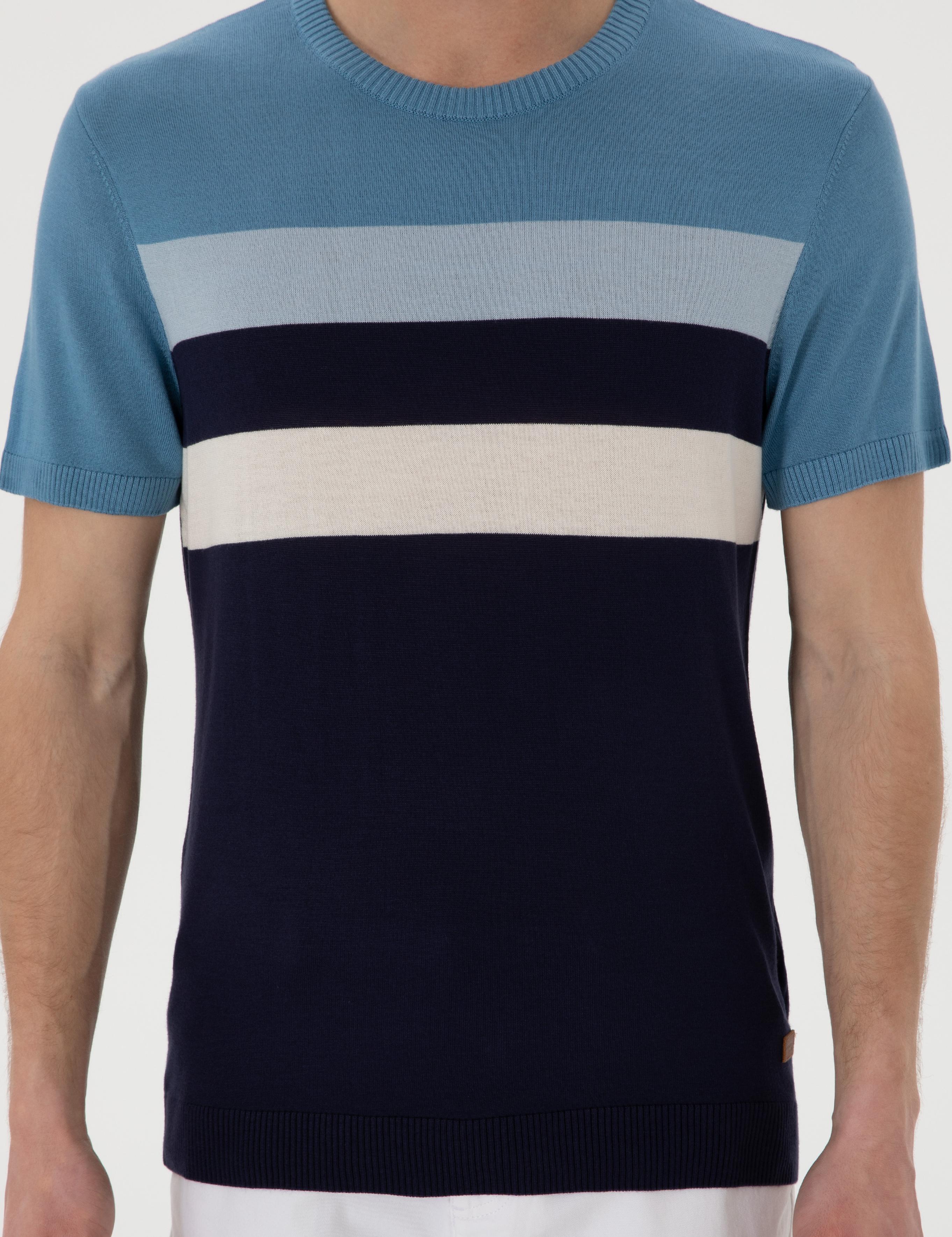 تی شرت یقه گرد اندامی یقه گرد مردانه یو اس پولو | U.S. Polo Assn. - تصویر 6