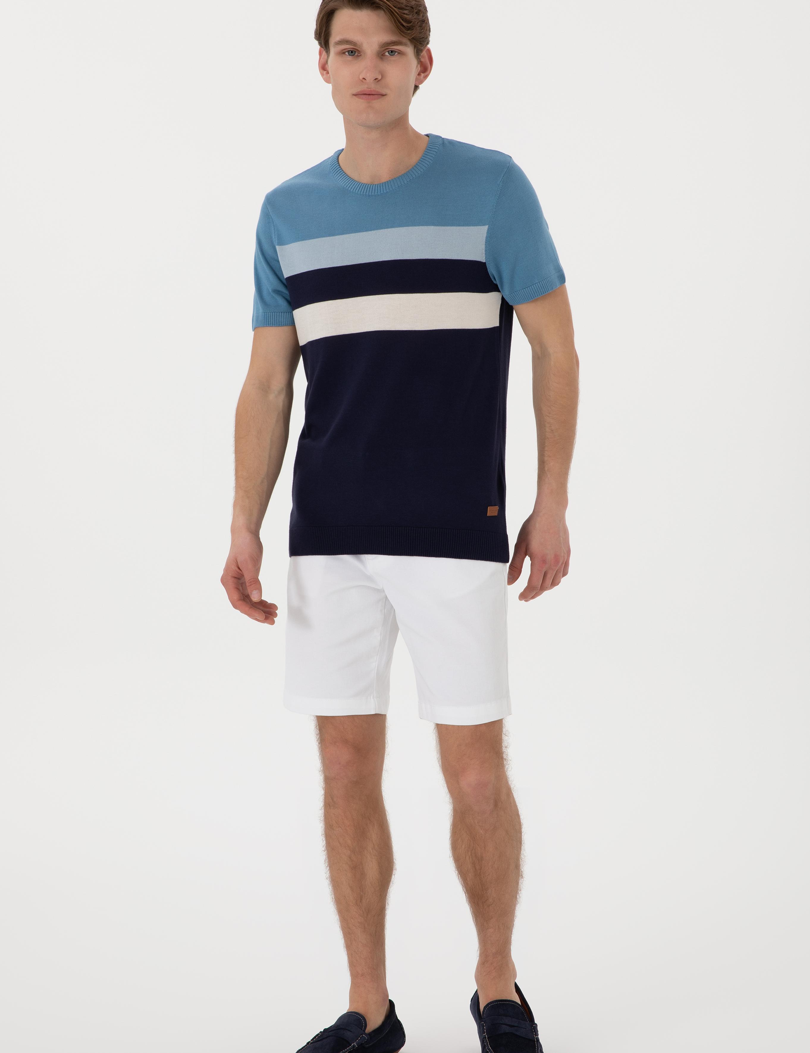 تی شرت یقه گرد اندامی یقه گرد مردانه یو اس پولو | U.S. Polo Assn. - تصویر 4