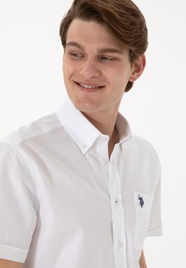 Erkek Beyaz Kısa Kollu Gömlek - 50297992006