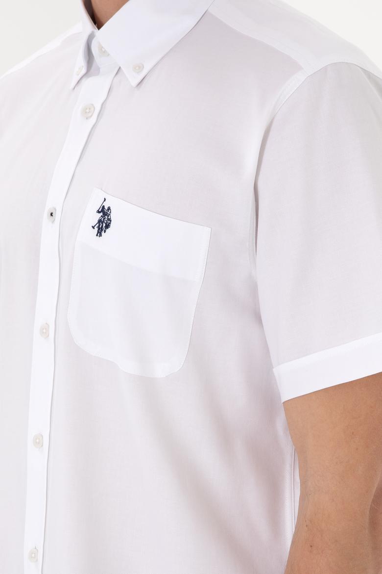 Erkek Beyaz Kısa Kollu Gömlek - 50297992006