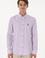 Erkek Lila Uzun Kollu Basic Gömlek