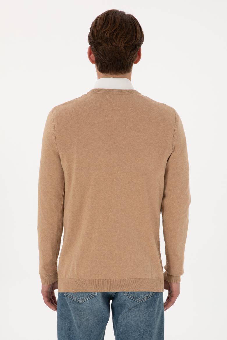 Erkek Camel Melanj Basic Kazak - 50288879069