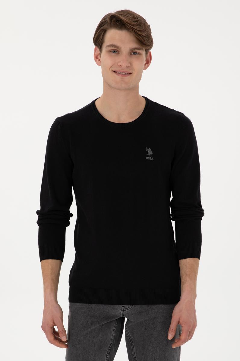 Erkek Siyah Basic Kazak