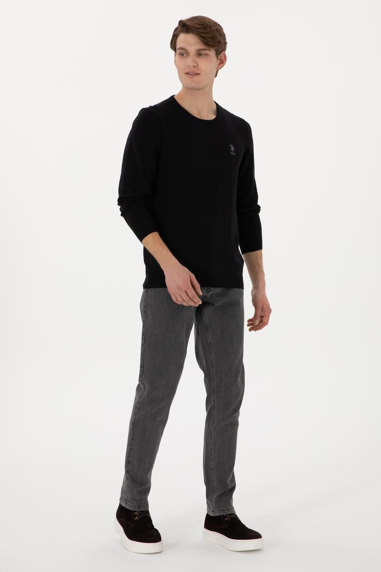 Erkek Siyah Basic Kazak - 50288880014