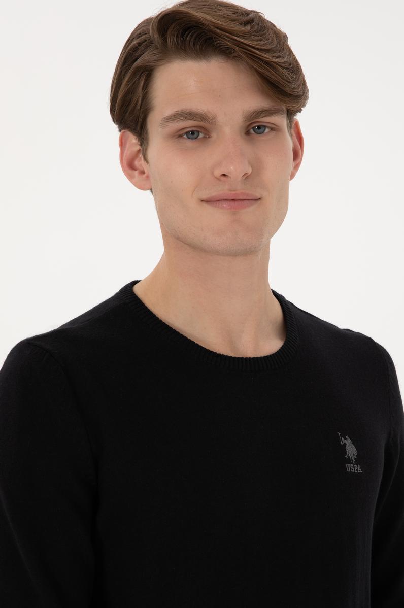 Erkek Siyah Basic Kazak