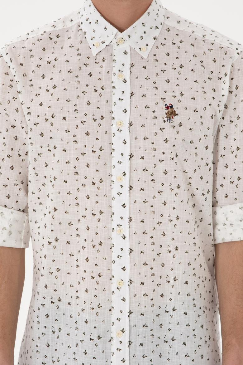 Erkek Koyu Haki Uzun Kollu Gömlek - 50300426009