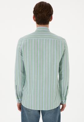 Erkek Yeşil Uzun Kollu Gömlek - 50299980016
