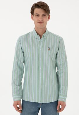 Erkek Yeşil Uzun Kollu Gömlek - 50299980016