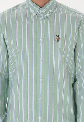 Erkek Yeşil Uzun Kollu Gömlek - 50299980016