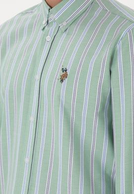 Erkek Yeşil Uzun Kollu Gömlek - 50299980016