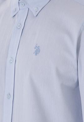 Erkek Açık Mavi Uzun Kollu Gömlek - 50299598006