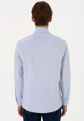 Erkek Açık Mavi Uzun Kollu Gömlek - 50299598006