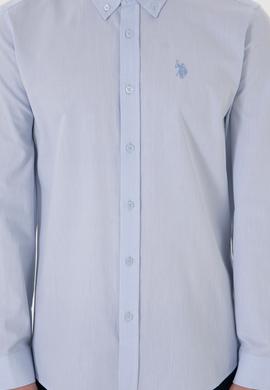 Erkek Açık Mavi Uzun Kollu Gömlek - 50299598006