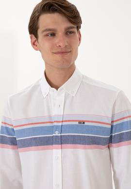 Erkek Açık Mavi Uzun Kollu Gömlek - 50300216008