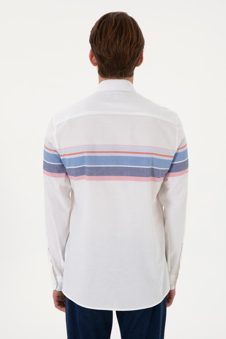 Erkek Açık Mavi Uzun Kollu Gömlek - 50300216008