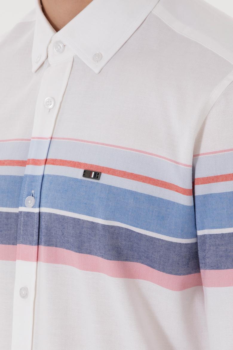 Erkek Açık Mavi Uzun Kollu Gömlek - 50300216008