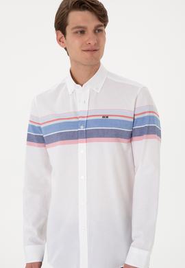 Erkek Açık Mavi Uzun Kollu Gömlek - 50300216008